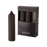 Hectarul - Set 3 lumanari negre din parafina 15 cm Riffly Boltze